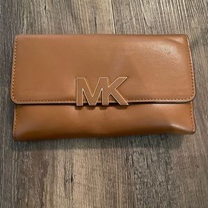 Michael Kors Tan Leather Wallet